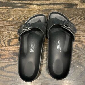Birkenstock Black Buckle Sandals